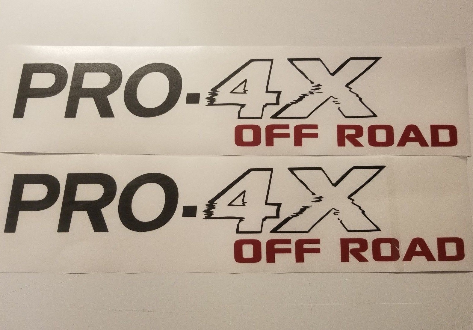 PRO 4x off road, decal Sticker TRUCK CUT VINYL design (set)