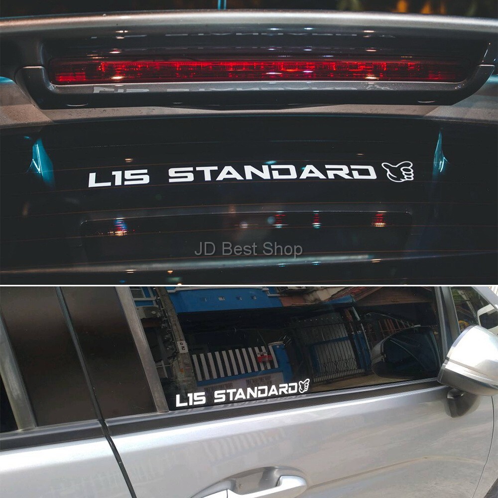 Sticker JDM Style Vinyl Decal Dicut Jap L15 Standard For Honda GK GE Fit City RS