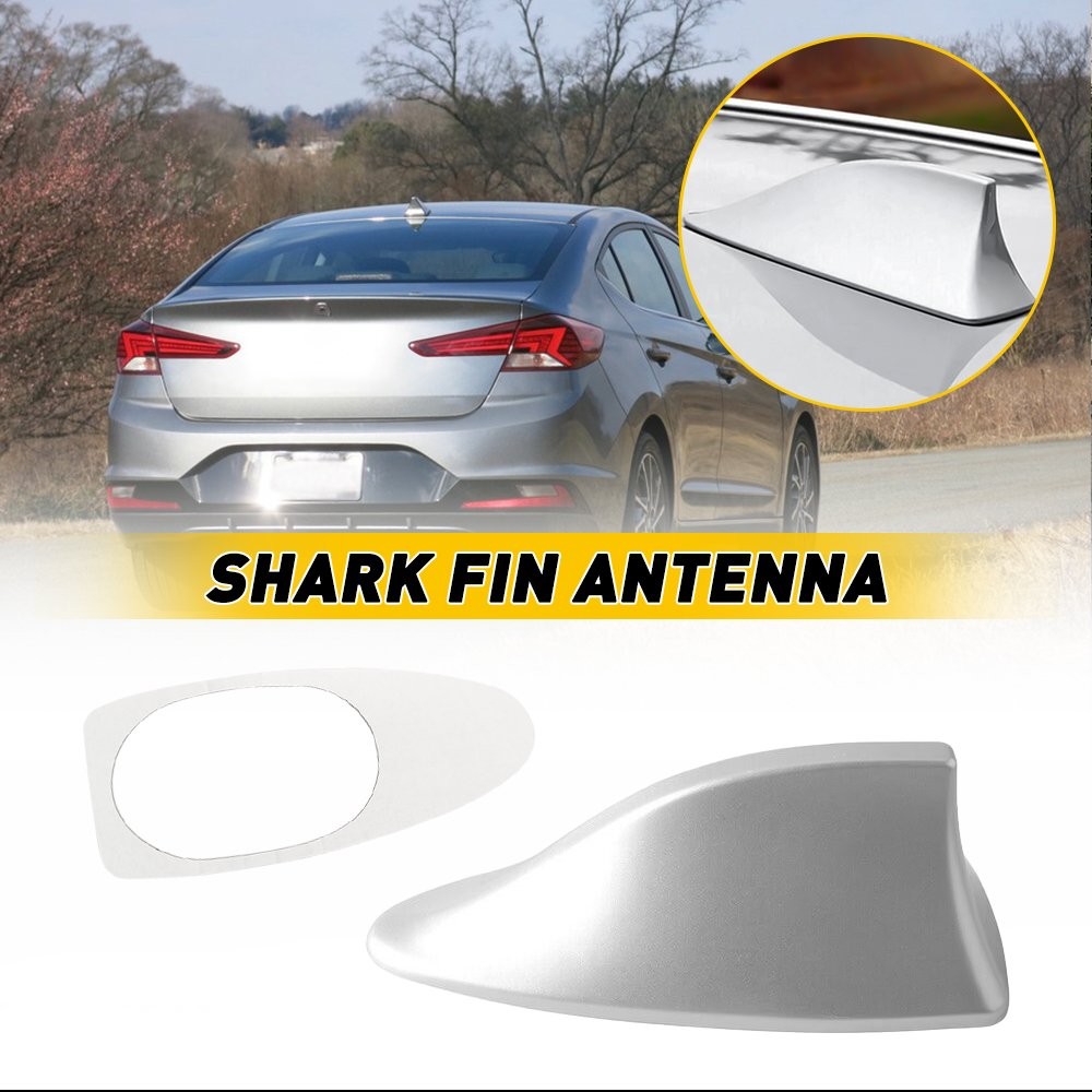 Car Shark Fin Roof Antenna Aerial FM/AM Radio Signal Trim Universal Decor A