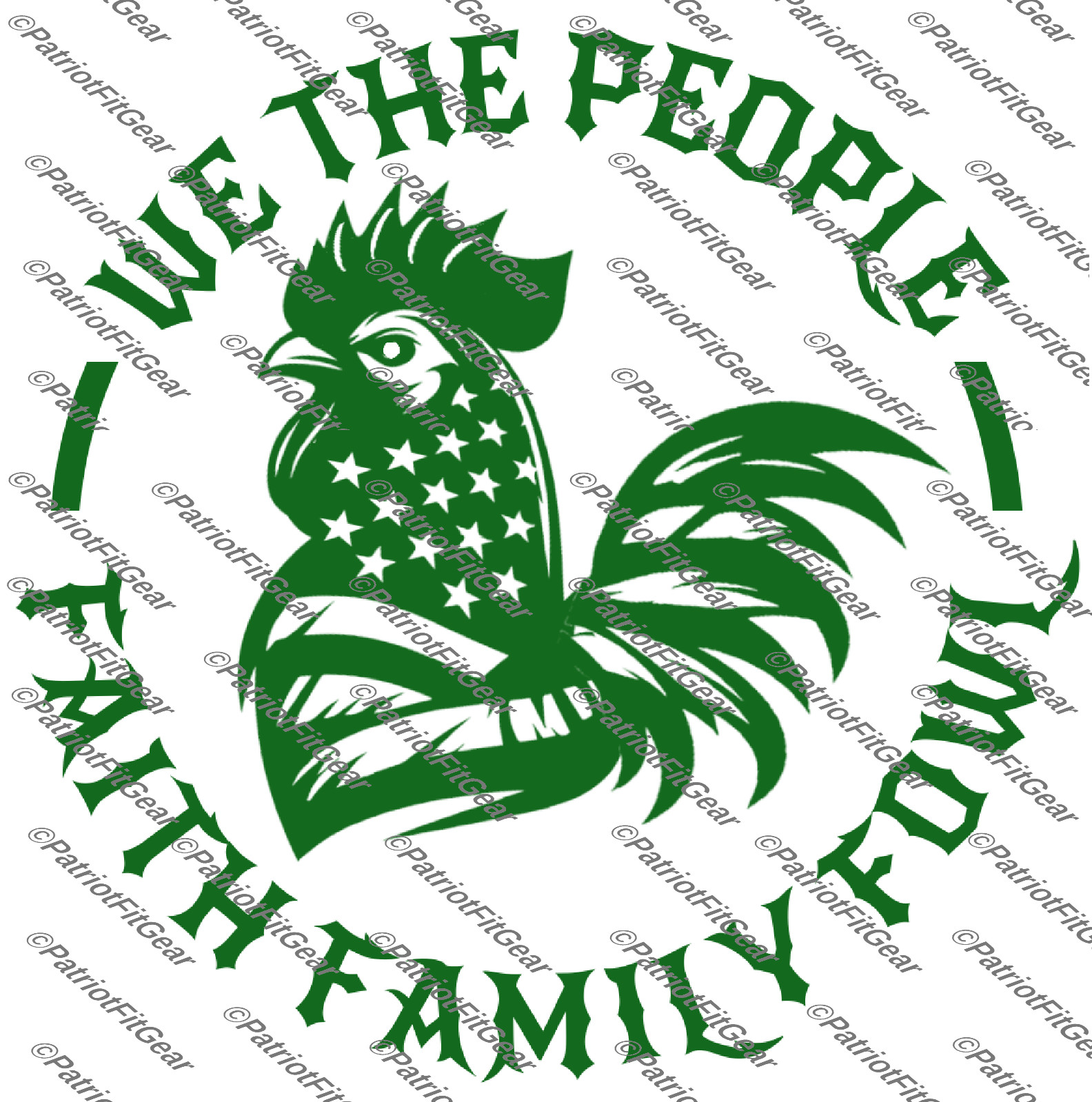 Chicken,We The People,Faith Family,Fowl,Hen,Chicks, Poultry Farm,Vinyl Decal