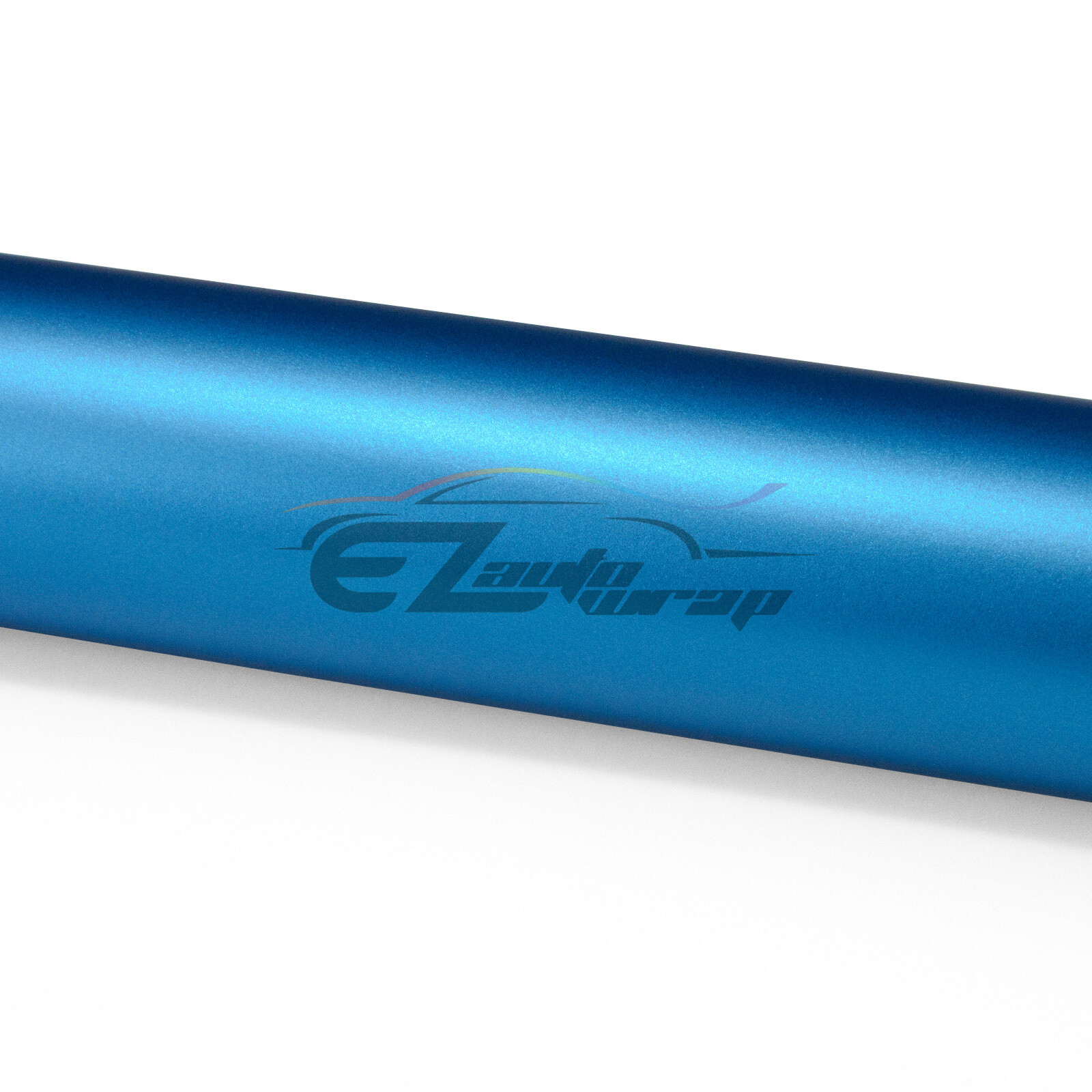 【Satin Chrome】 Light Blue Matte Metallic Vinyl Wrap Sticker Air Release Sheet