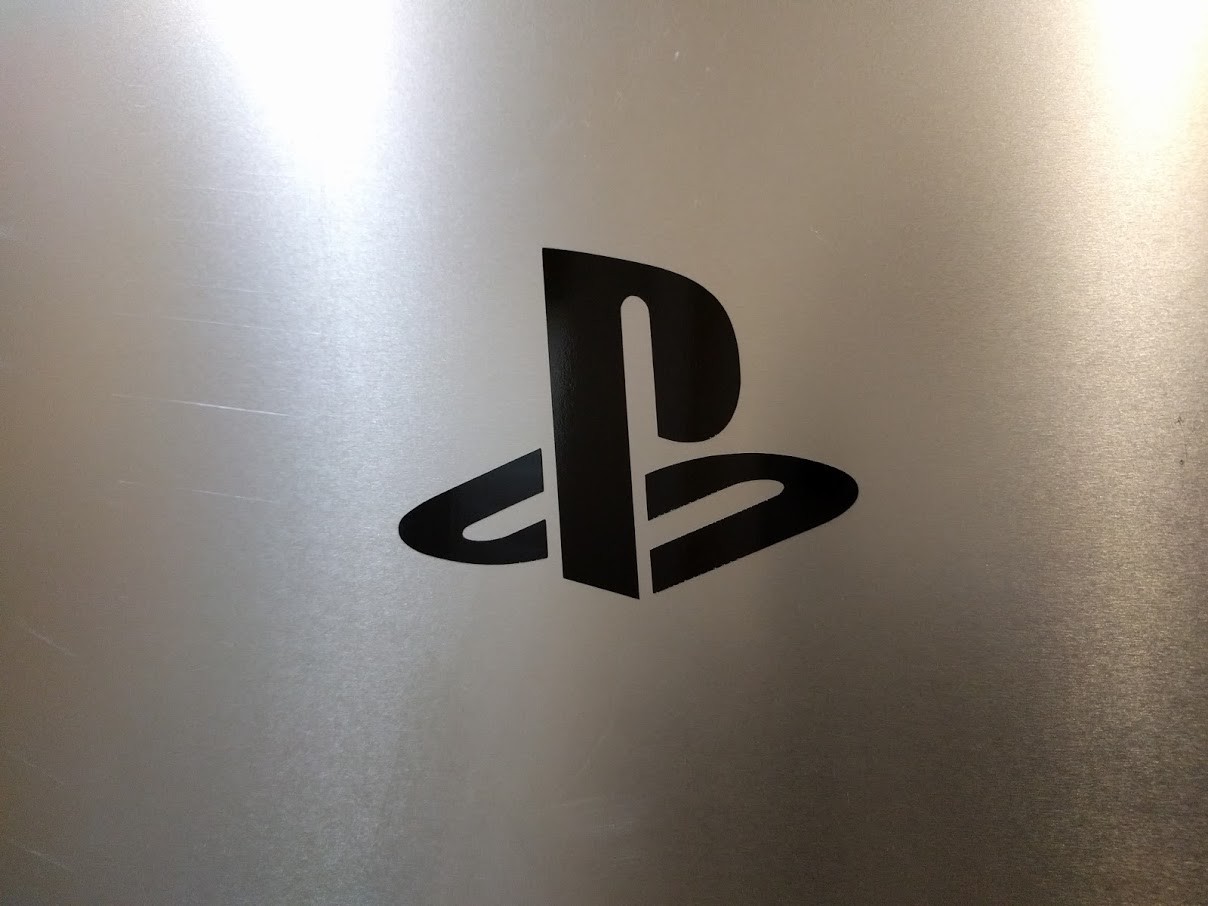 4 Pack V2 Playstation PS Vinyl Decal Sticker Gloss Black 2″ x 1.5″ (5cm x 4cm)
