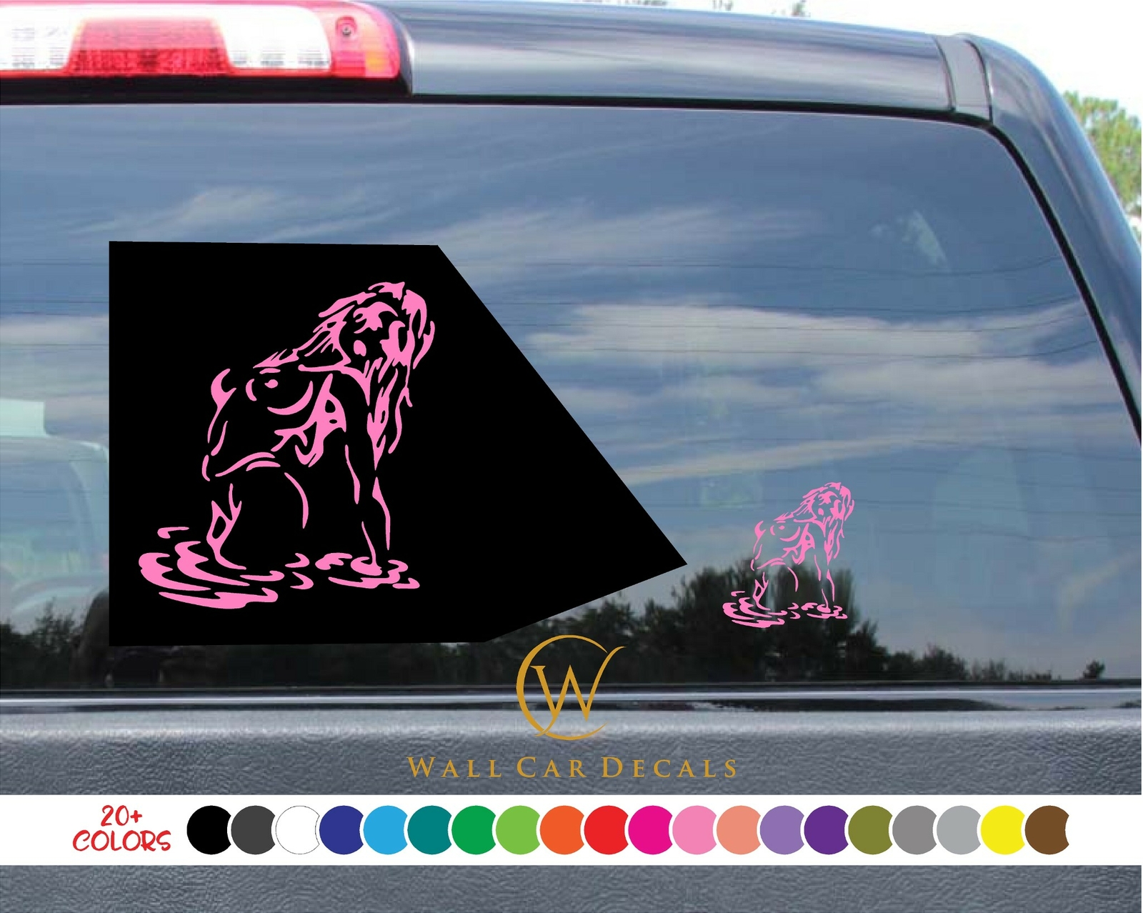 4″ Tall Sexy Water Woman Vinyl Decal Nude Naked Wet Car Window Sticker JDM Ricer