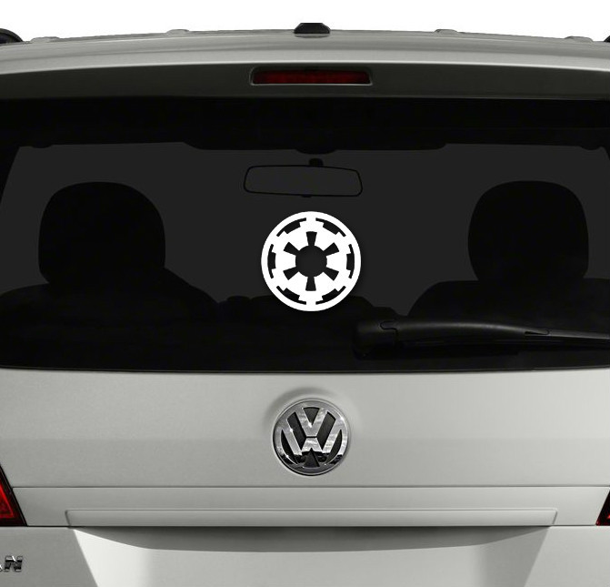 Star Wars Symbol Vinyl Decal Sticker Door Window Starwars Galactic USA Seller