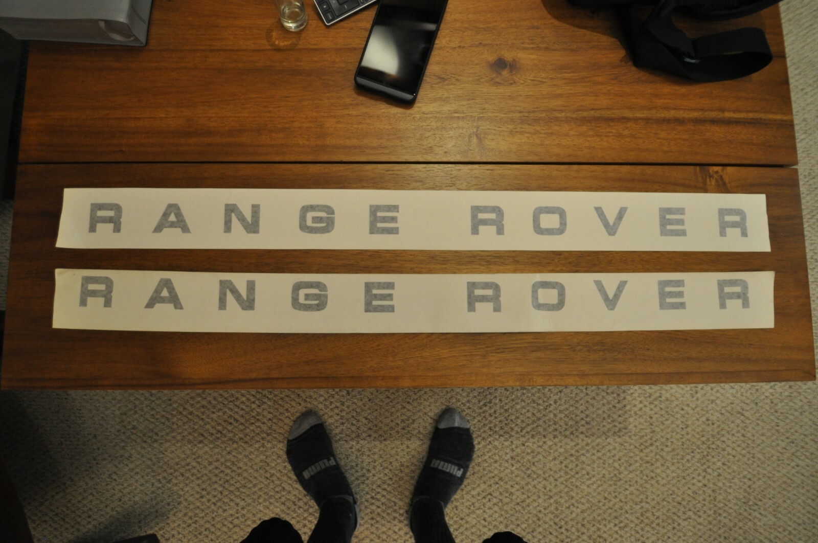 Range Rover Bonnet hood and rear decals 1988 up RESTORE CORRECT