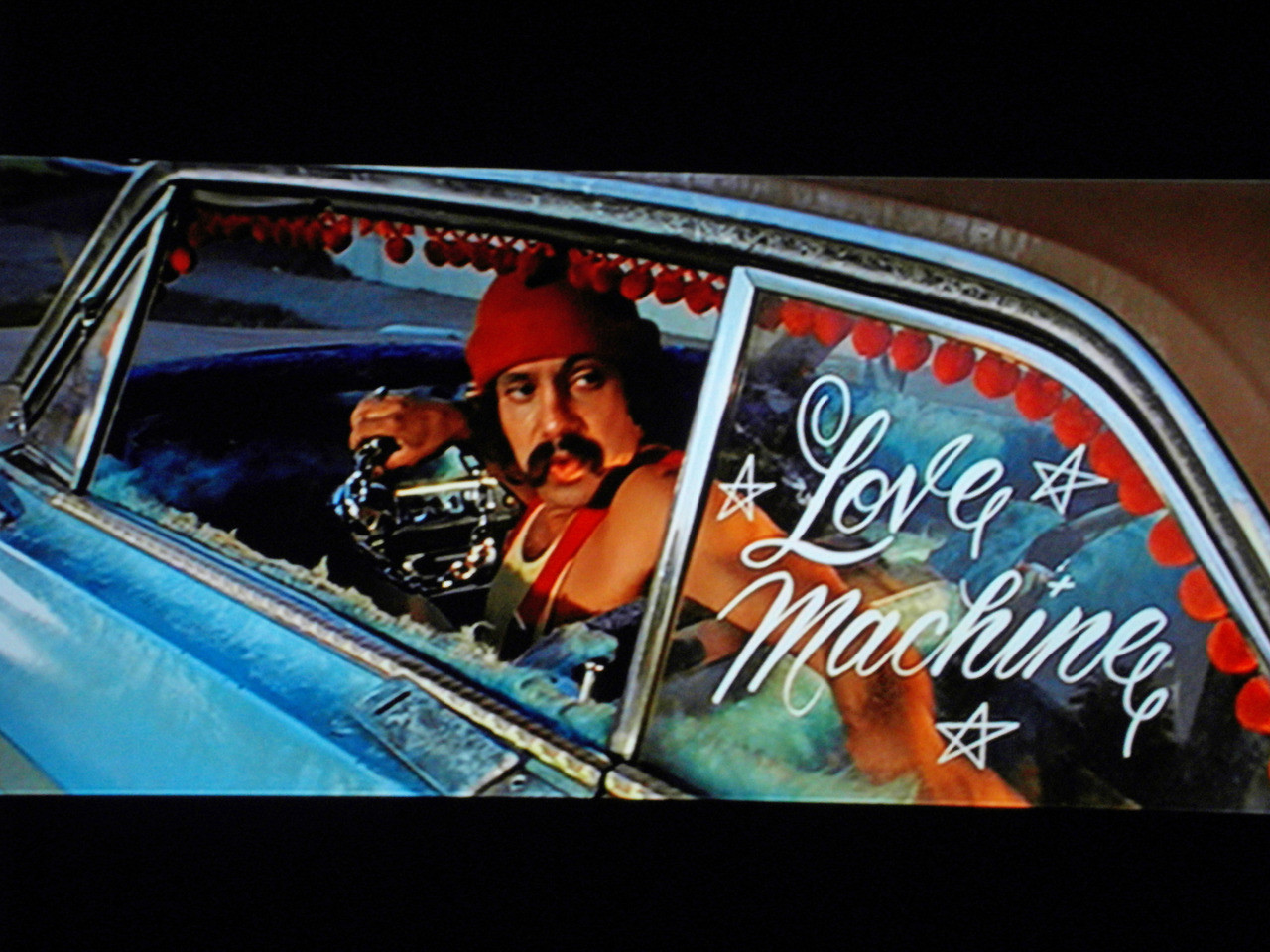 x2 “Love Machine” Cheech & Chong Up In Smoke, Chevrolet Impala 1/4 window decal