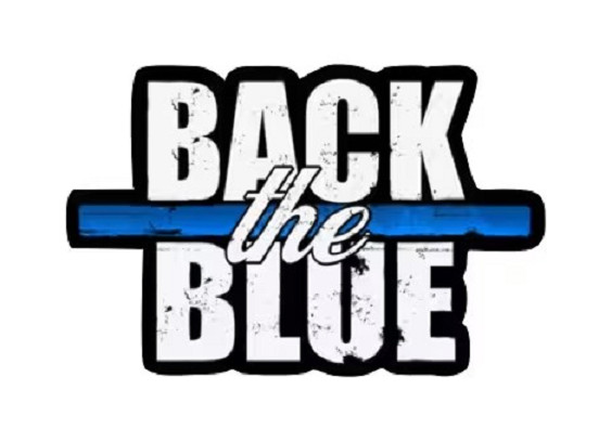 Back the Blue Decals for Cars, Laptops, etc – Various Designs – Free Shipping!!