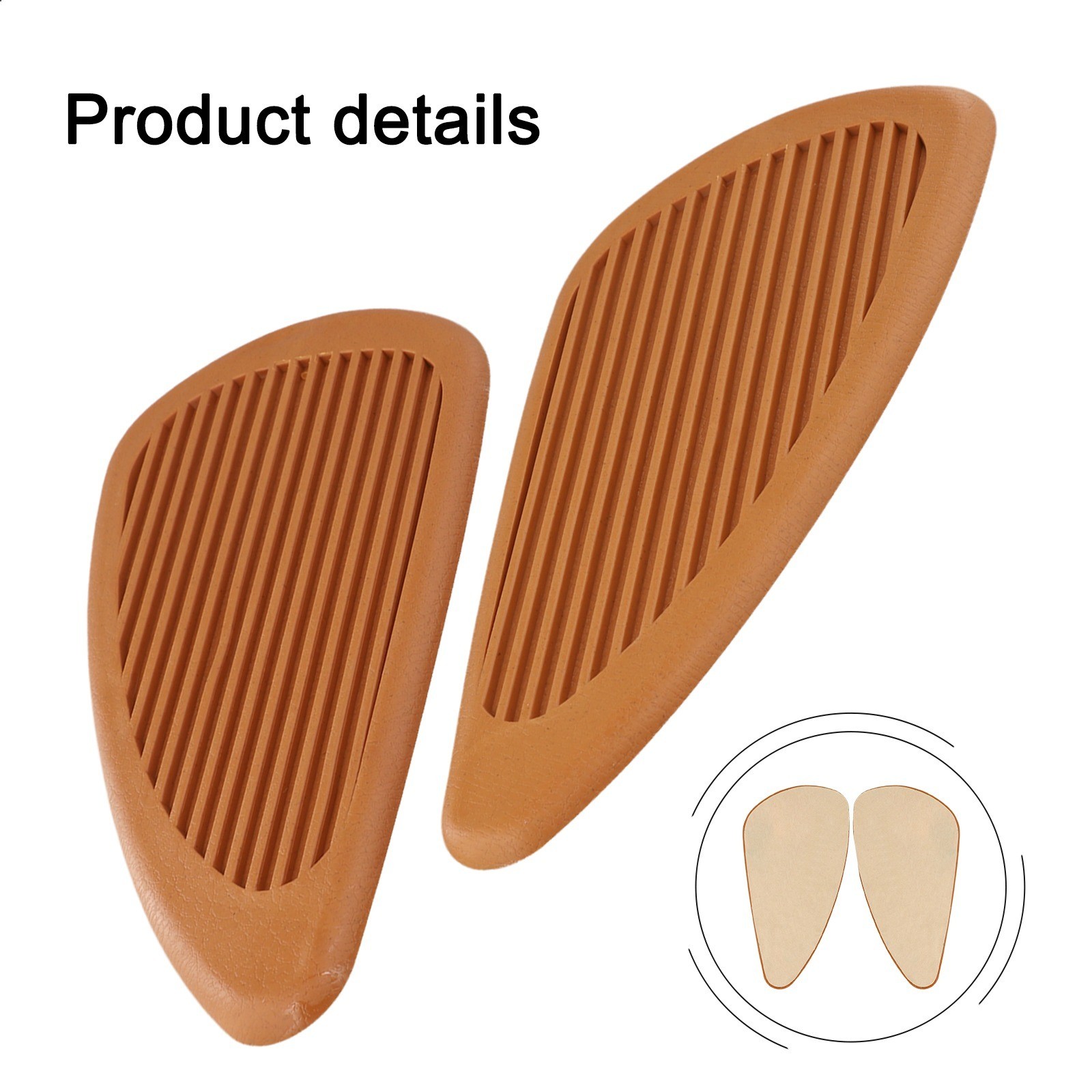 Functional Motorcycle Traction Stickers Reliable Anti Slip Pads for Your Ride