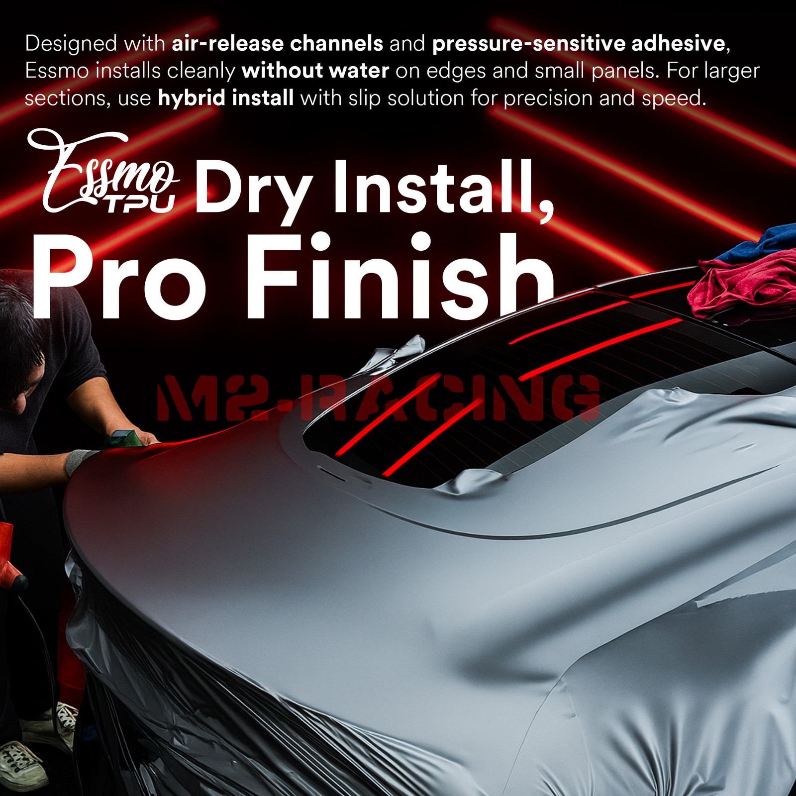 TPU Color Gloss Cloudy Violet PPF Paint Protection Film Dry Wet Apply Vinyl Wrap