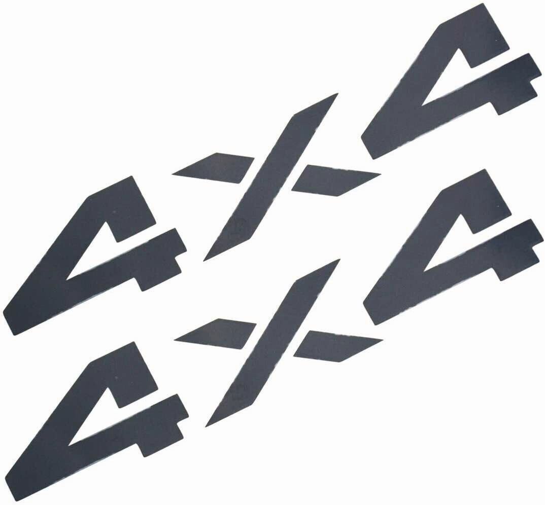 2x 6.5 Inch 4×4 Decals Stickers fit for Auto, Wall, Laptop, Phone, Truck, (Black