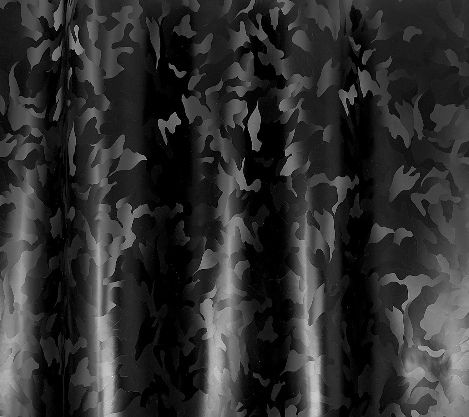 Stealth Medium Pattern Camouflage Vinyl Wrap Roll 1ft x 5ft, Black