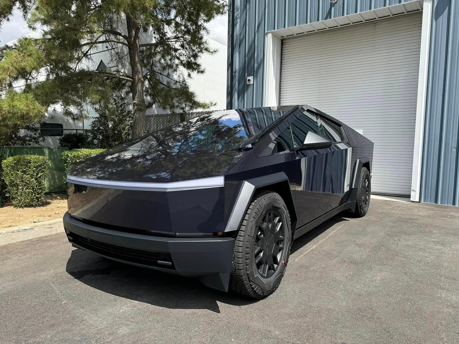 Mineral Blue For Cybertruck PreCut Paint Protection Film PET Wrap Color Change
