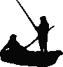 Couple Men Fishing Vinyl Decal Your Color Choice Sticker