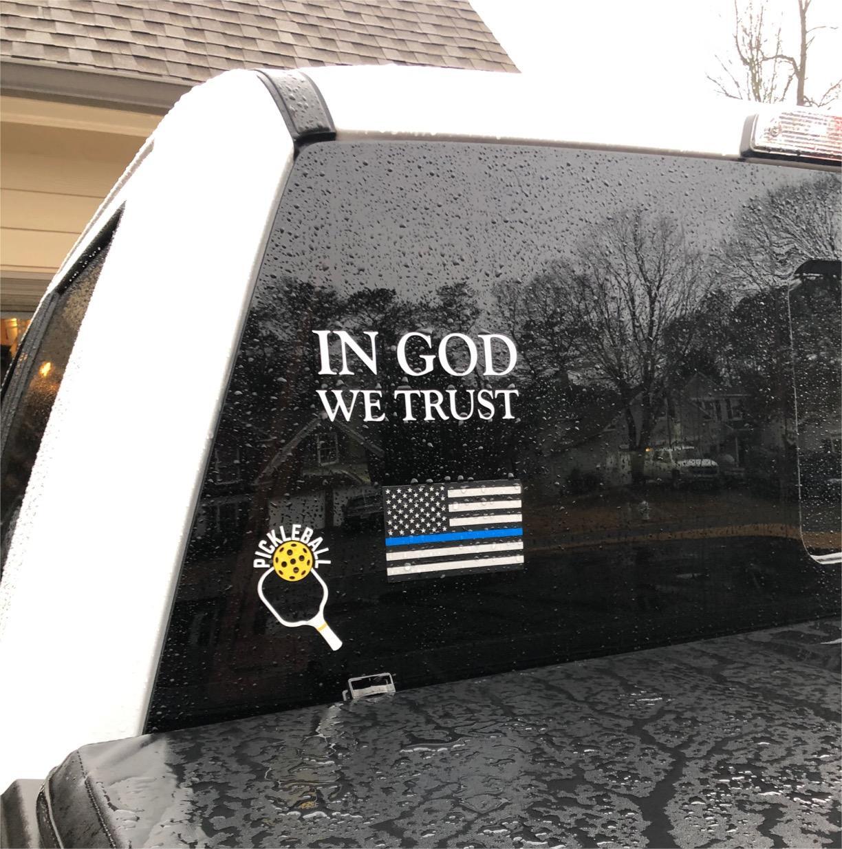 Reflective Glossy Vinyl USA American Flag Thin Line Decal Car Sticker Universal