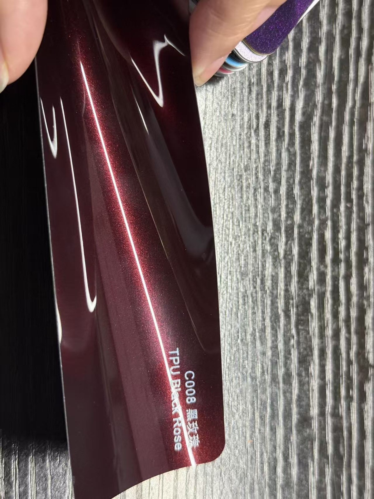 Cybertruck PreCut TPU PPF Paint Protection Film Wrap Color Change Black Rose