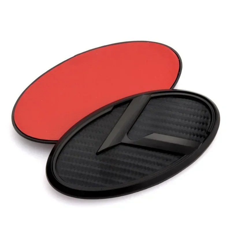 1Pcs X 3D ABS K Logo Car Front Hood Rear Trunk Logo Emblem Badge Stickers for Ki