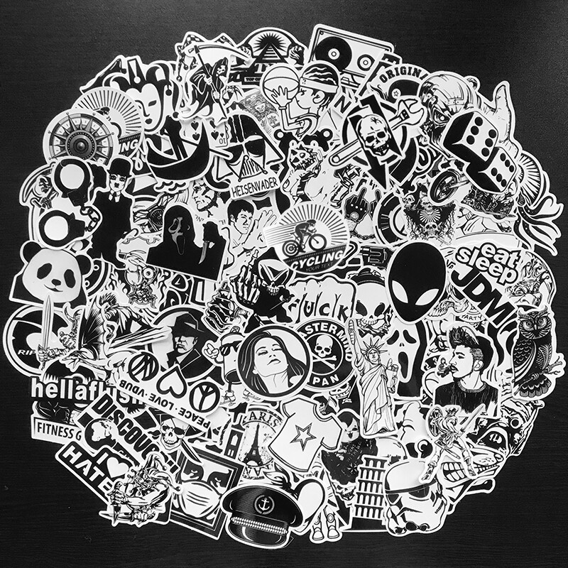 400 Random Stickers Bomb Decals Pack Car Skateboard Motorcycle Luggage Graphics