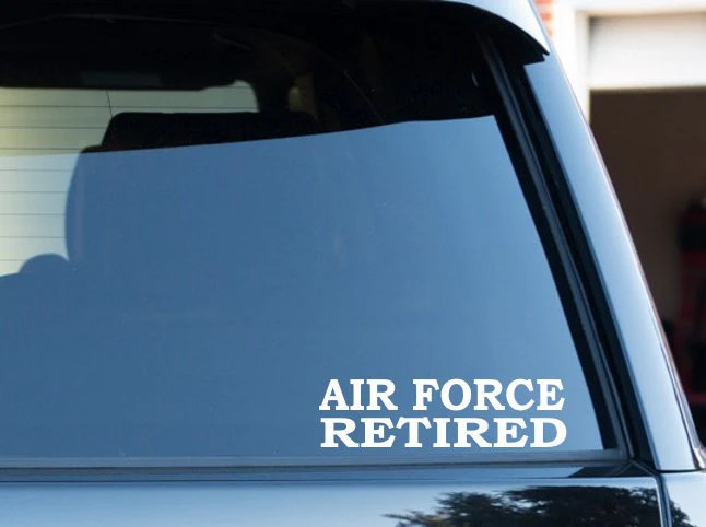 Air Force Retired – military sticker / decal