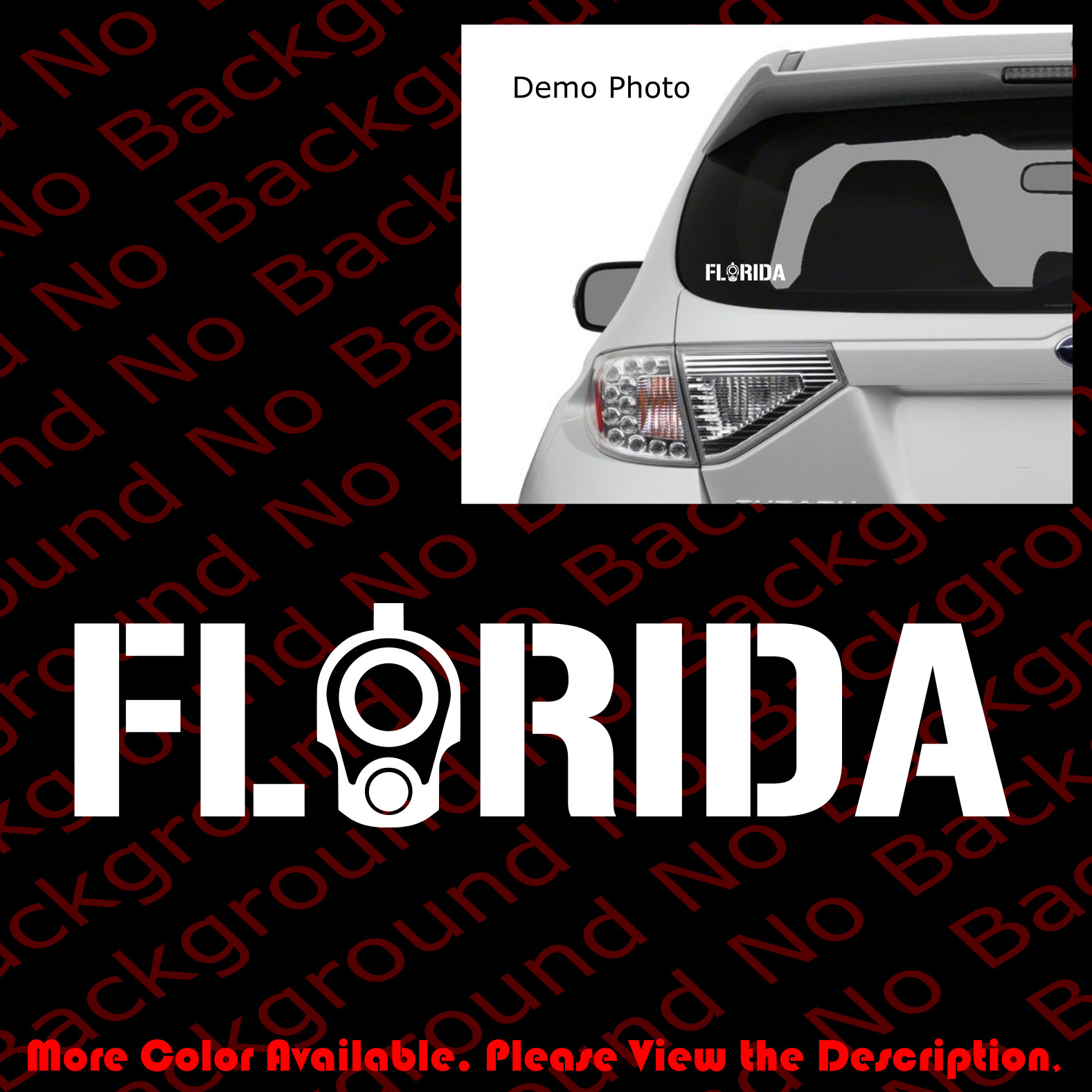 FLORIDA 1911 Barrel Gun Rights Car Windows Decal Vinyl 2A 2nd Amendment FA105
