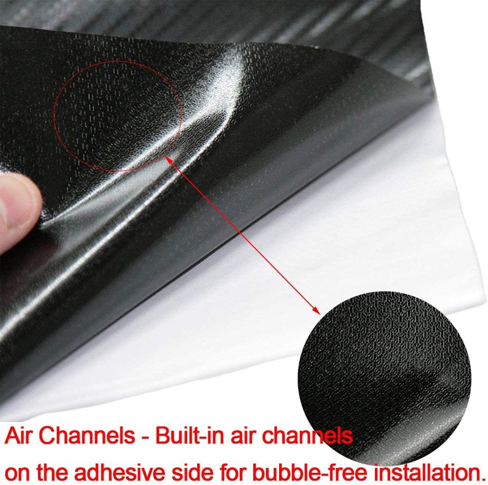 7D Waterproof Carbon Fiber Vinyl Car Wrap Sheet Roll Film Sticker Decal Paper