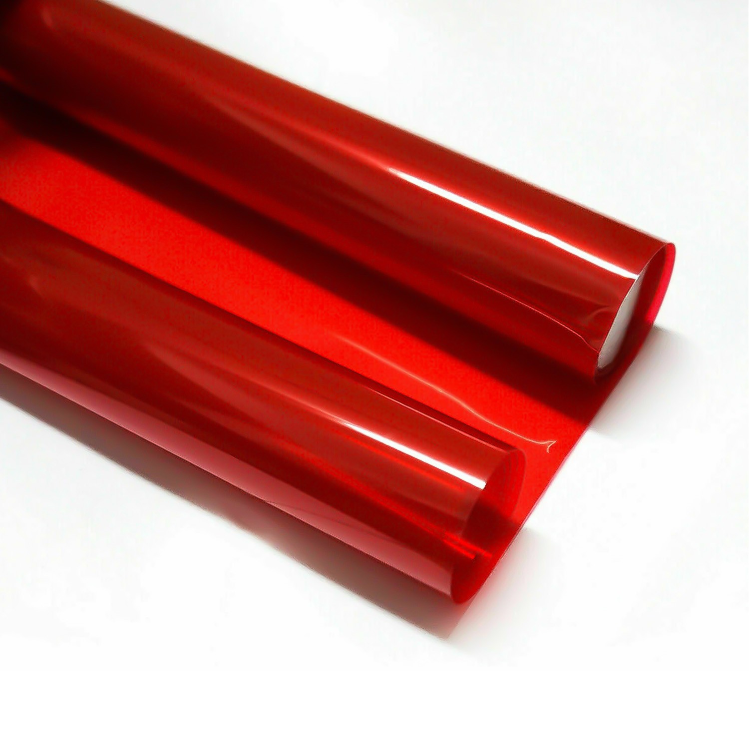 YOU CHOOSE SIZE RED Headlight Taillight Fog Light PVC Tint Overlay Vinyl Film