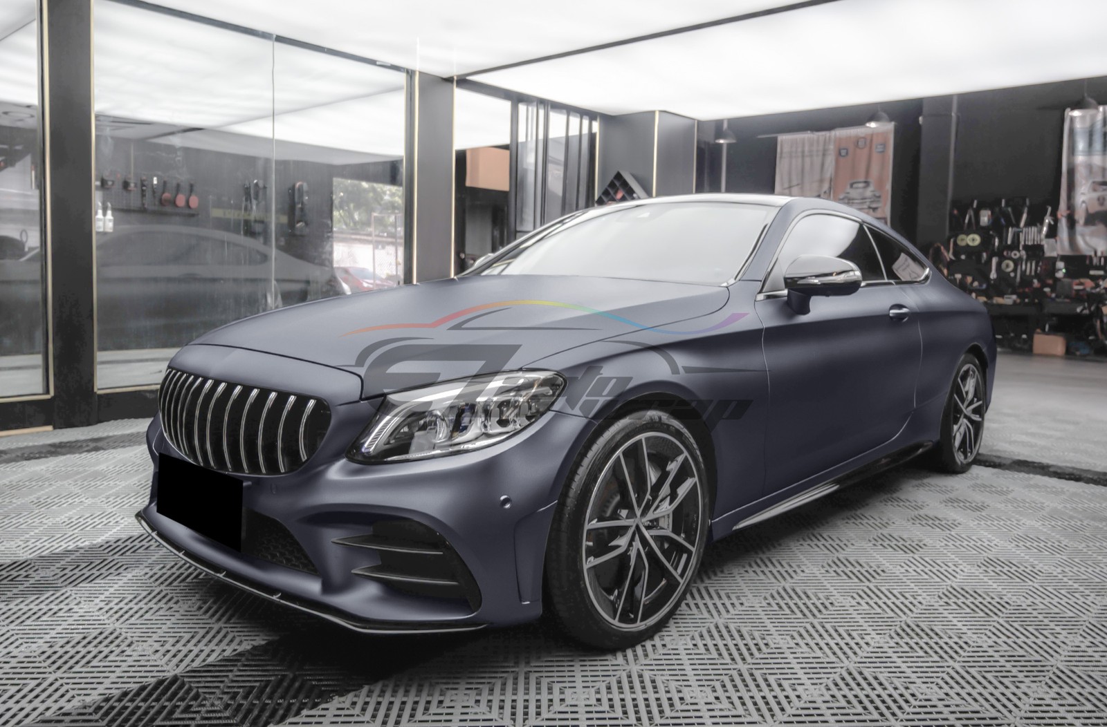 Matte Metallic Stellar Gray TPU PPF Paint Protection Film Dry Wet Car Vinyl Wrap