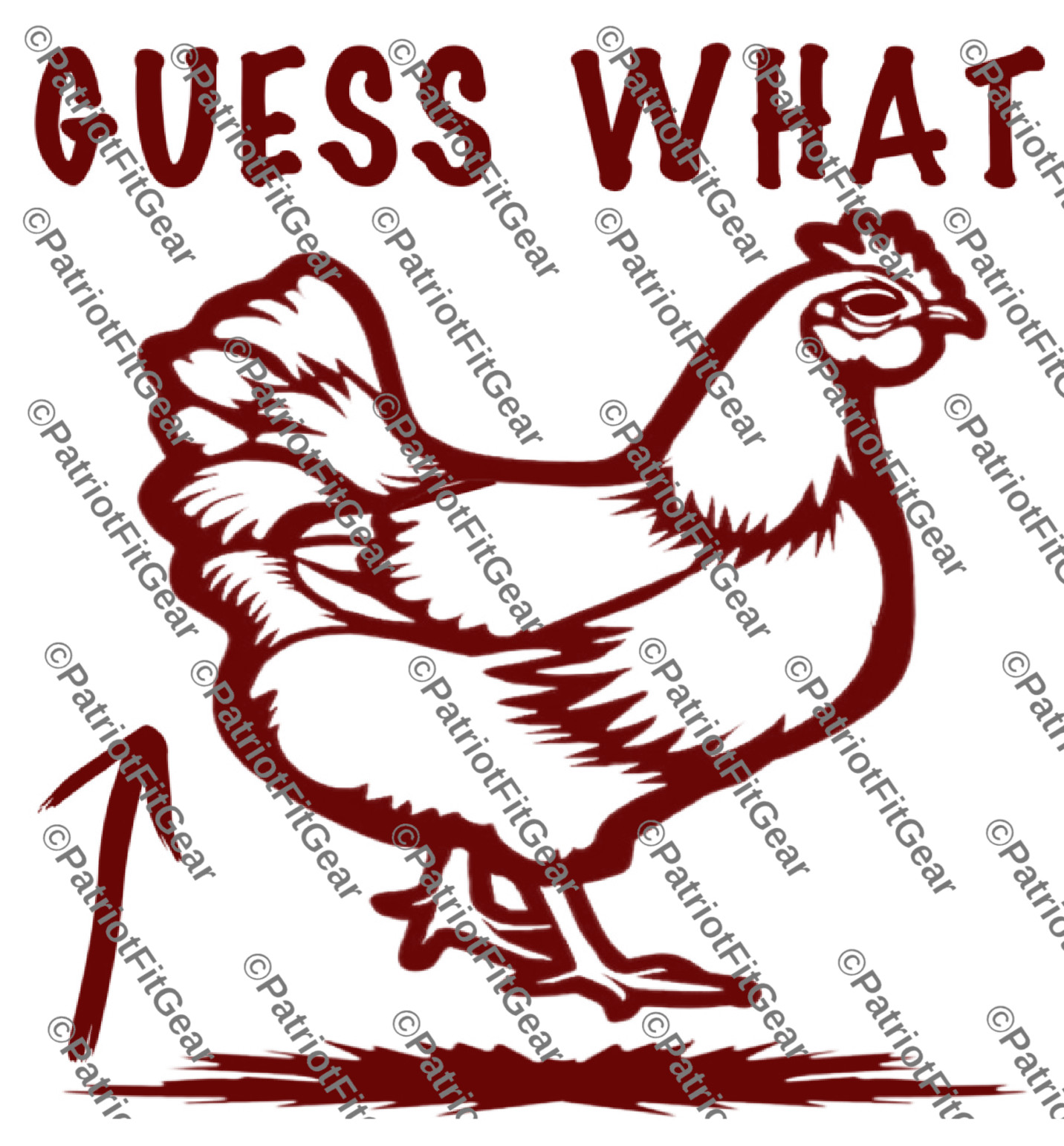 Chicken,Guess What Chicken Butt, Fowl, Poultry Farm, Hen,Pullet,Vinyl Decal