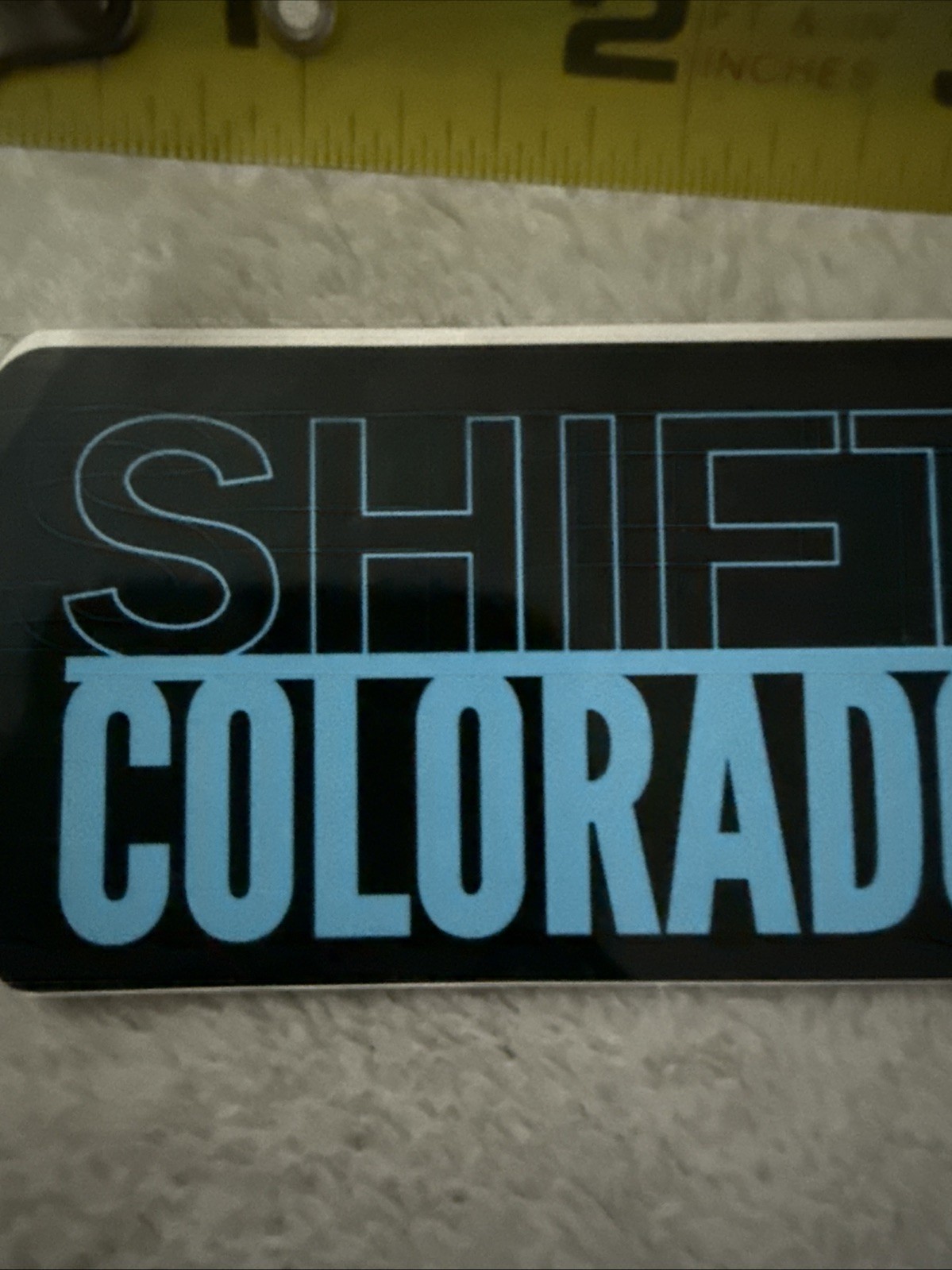 Shift Colorado Magazine Sticker With Qr Code