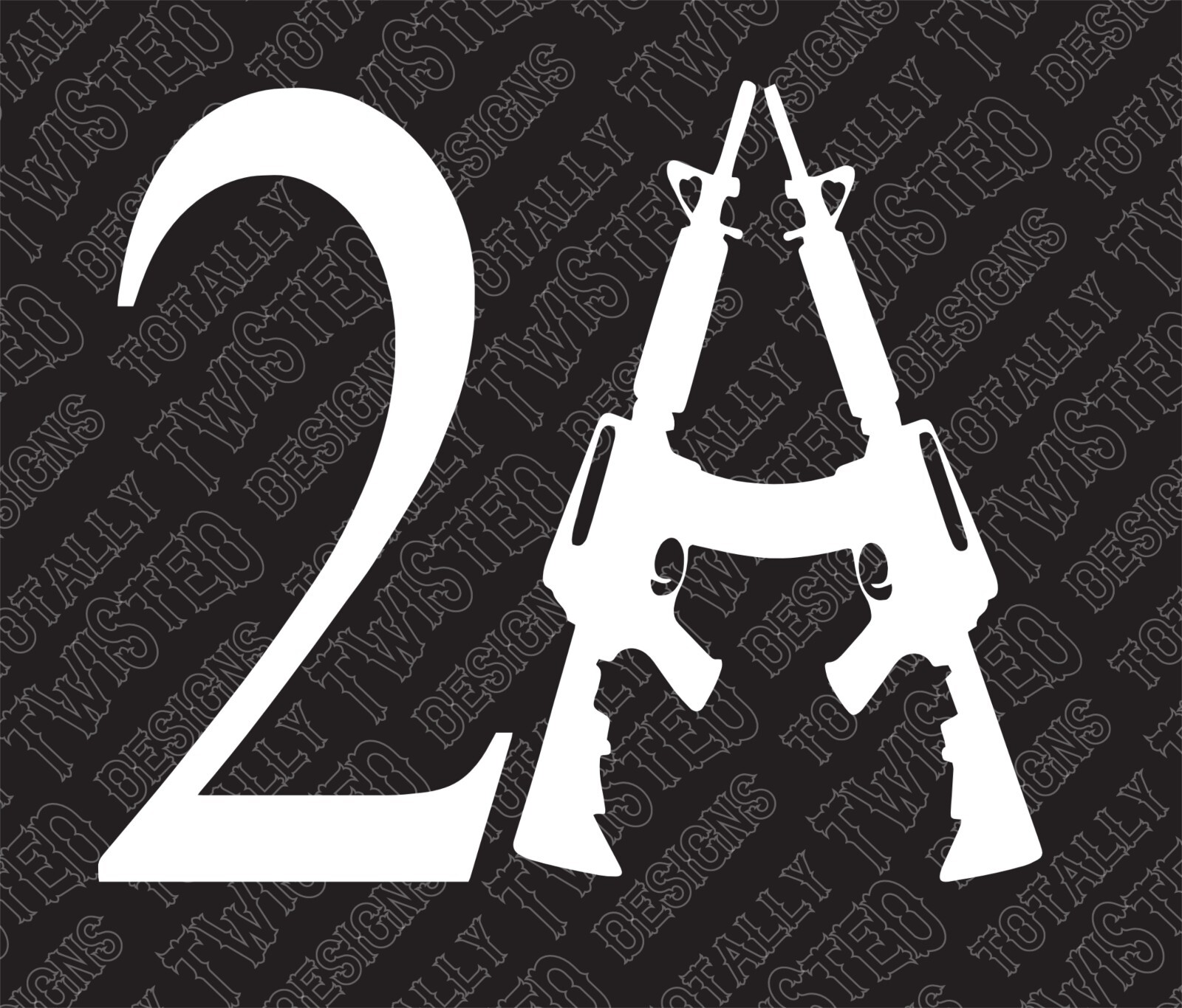 2nd Amendment Gun vinyl decal sticker Car Truck patriotic American Flag