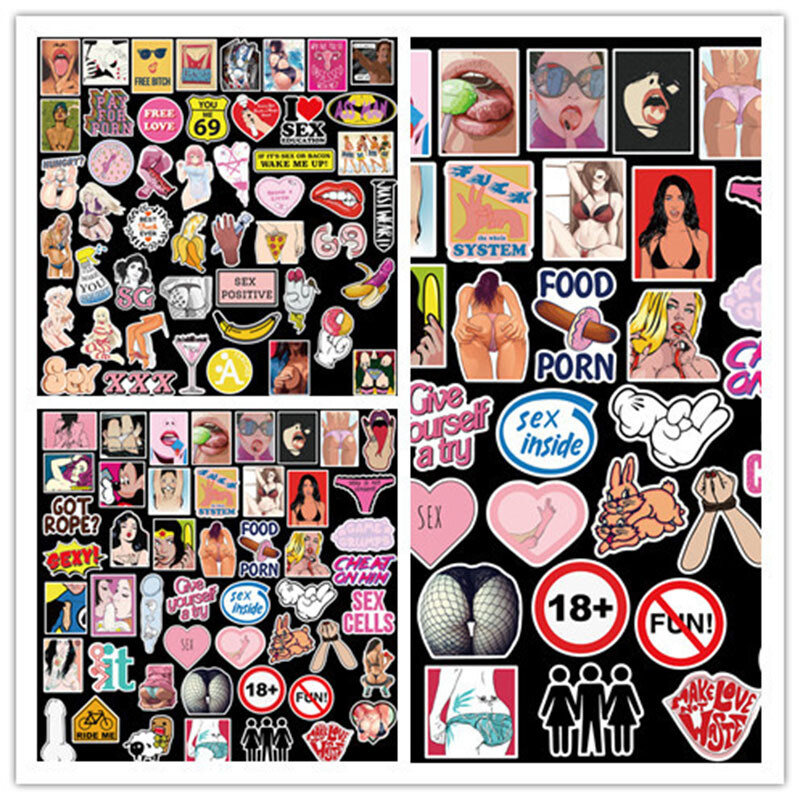 96 Pack Adult Sticker Bomb JDM Car Motorcycle Racing Helmet Vinyl ATV UTV Decals