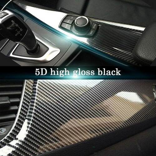 7D Waterproof Carbon Fiber Vinyl Car Wrap Sheet Roll Film Sticker Decal Paper