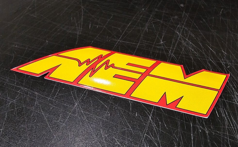 2 AEM Cold Air Intake System 7” Racing Vinyl Graphic Decals JDM Stickers NRG