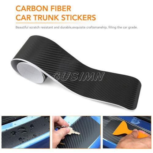 Rubber Car Rear Bumper Protector Trim Strip Trunk Sill Guard Scratch Pad Cover