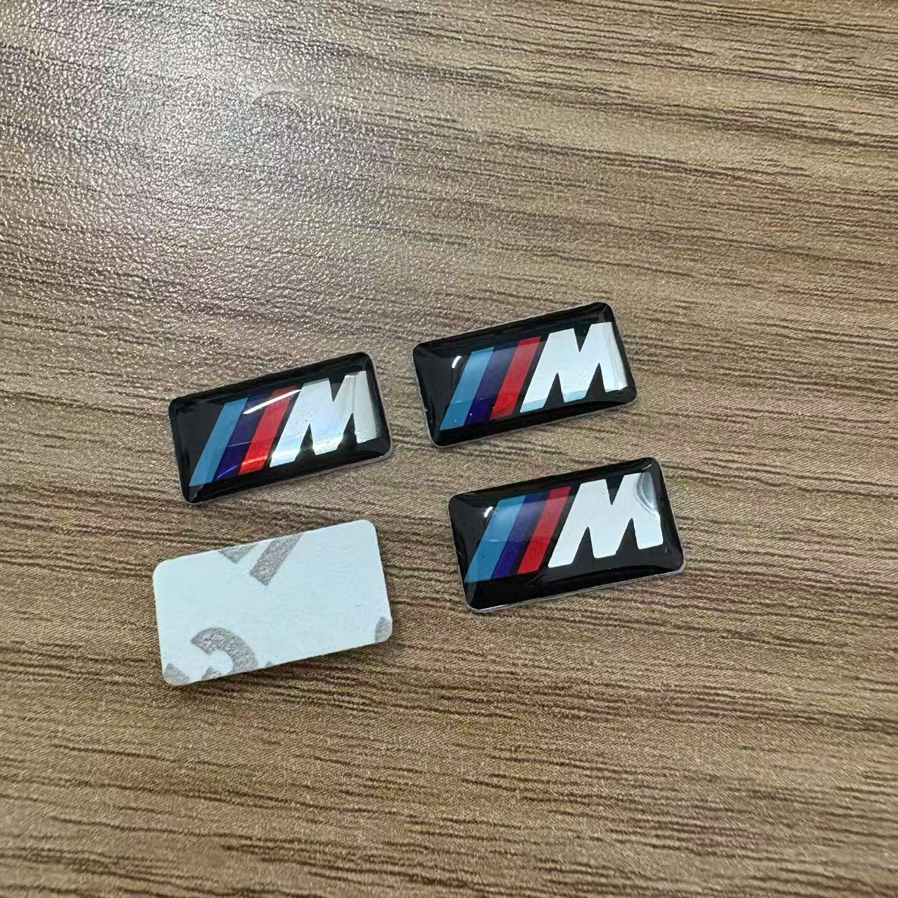 17MM X 9MM FOR BMW WHEEL M BADGE STICKER EMBLEM Decorative DECAL 10PCS