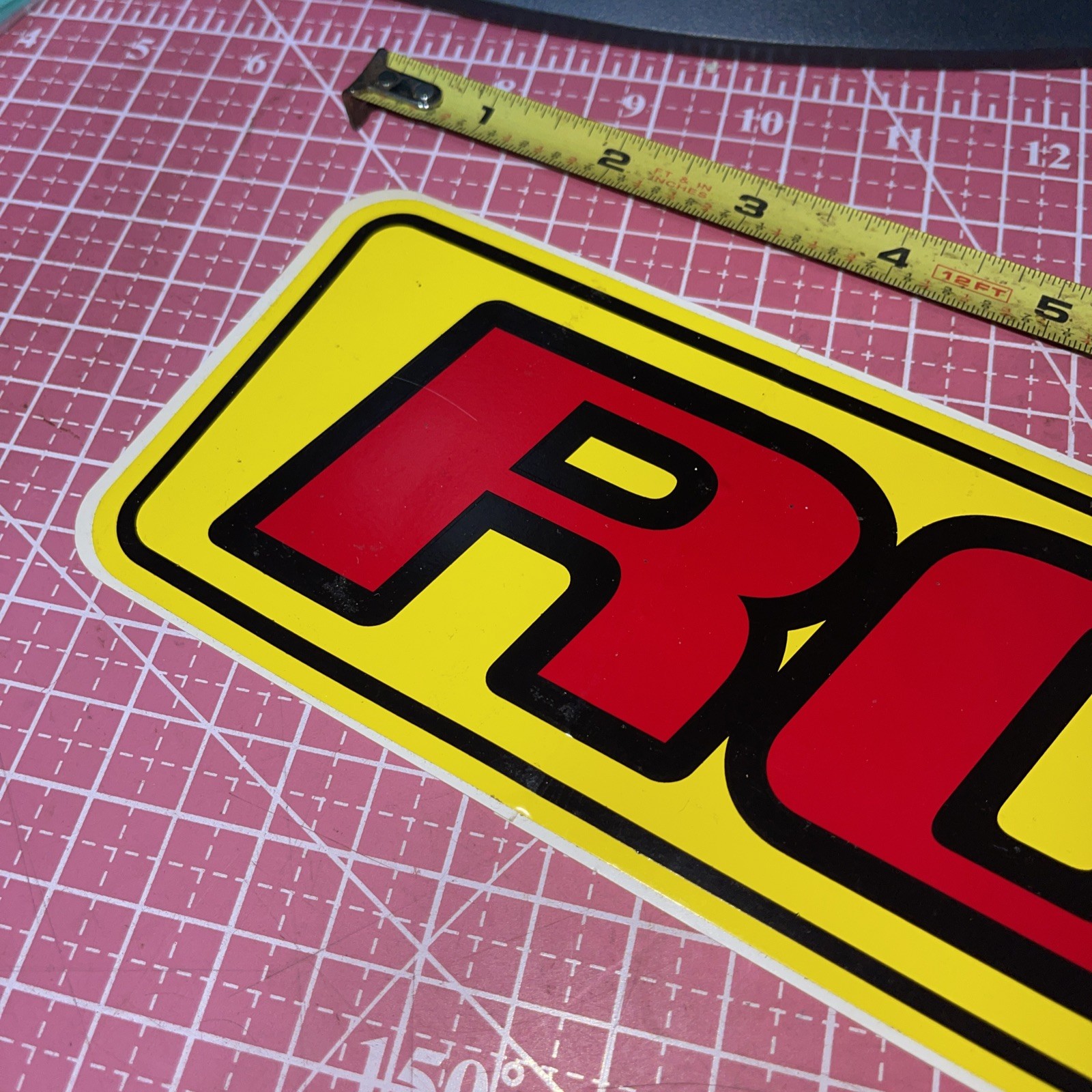 Vintage RCI Racers Components Inc Large Decal Sticker Racing 10in X 3.5 Original
