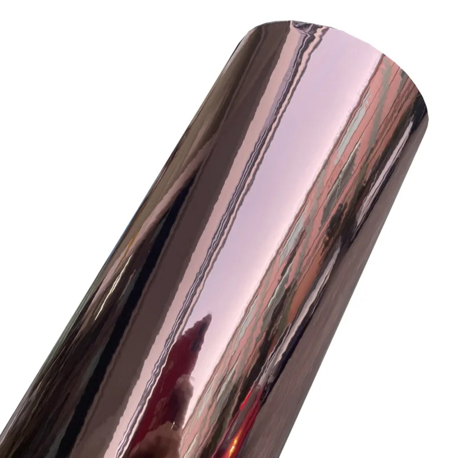 Rose Gold Chrome Mirror Vinyl Film Wrap Sticker Decal Stretchable Reflective