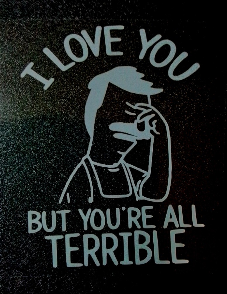 Bobs Burgers [You’re all Terrible 3×4!] Decal Vinyl Car Sticker!