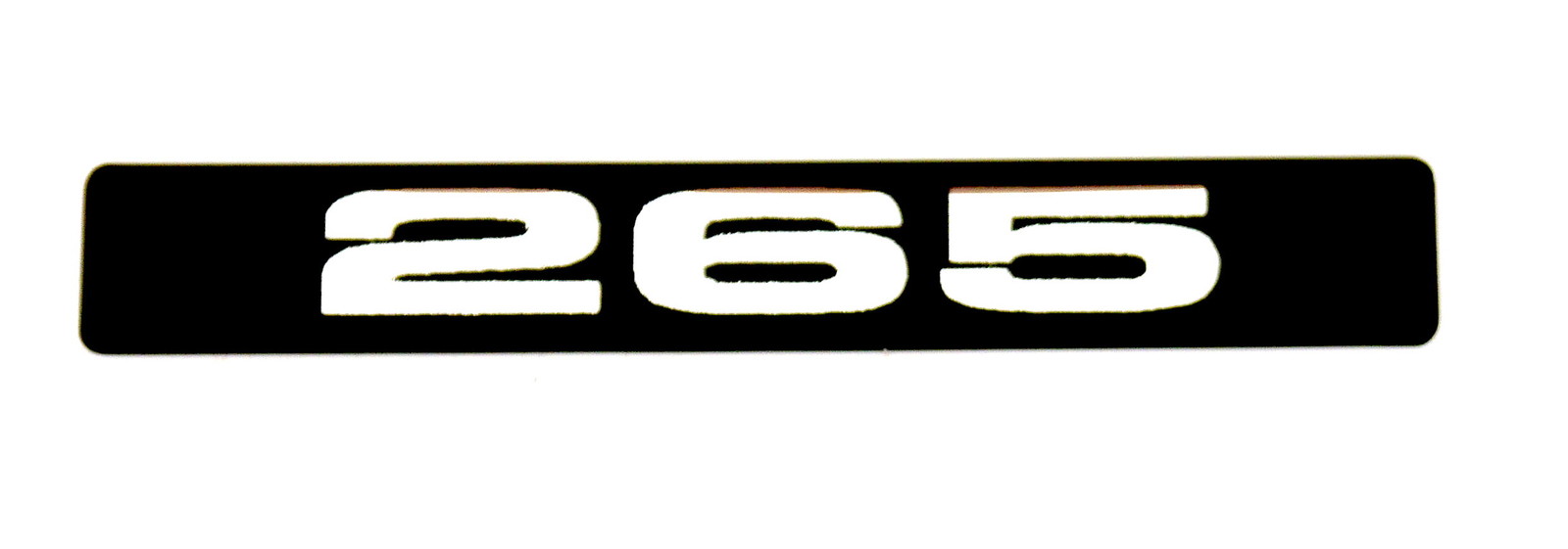 265 Cubic Inch Emblem (B) Standard
