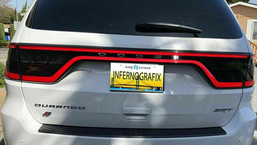 Taillight Tint Full Overlay Kit For 14- 23 Dodge Durango Tint Kit LUXE Material