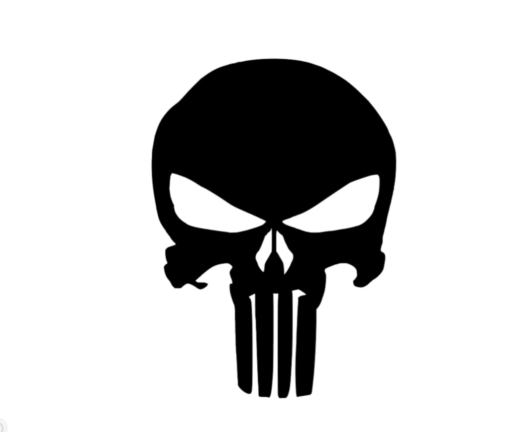 Punisher Sticker – Specialty Punisher Skull Decal