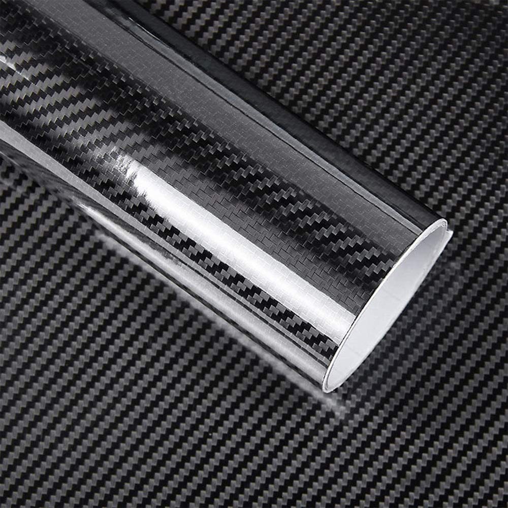 12″ x 60″ Gloss Black Vinyl Film Wrap Sticker Decal Air Bubble Free 1ft x 5ft