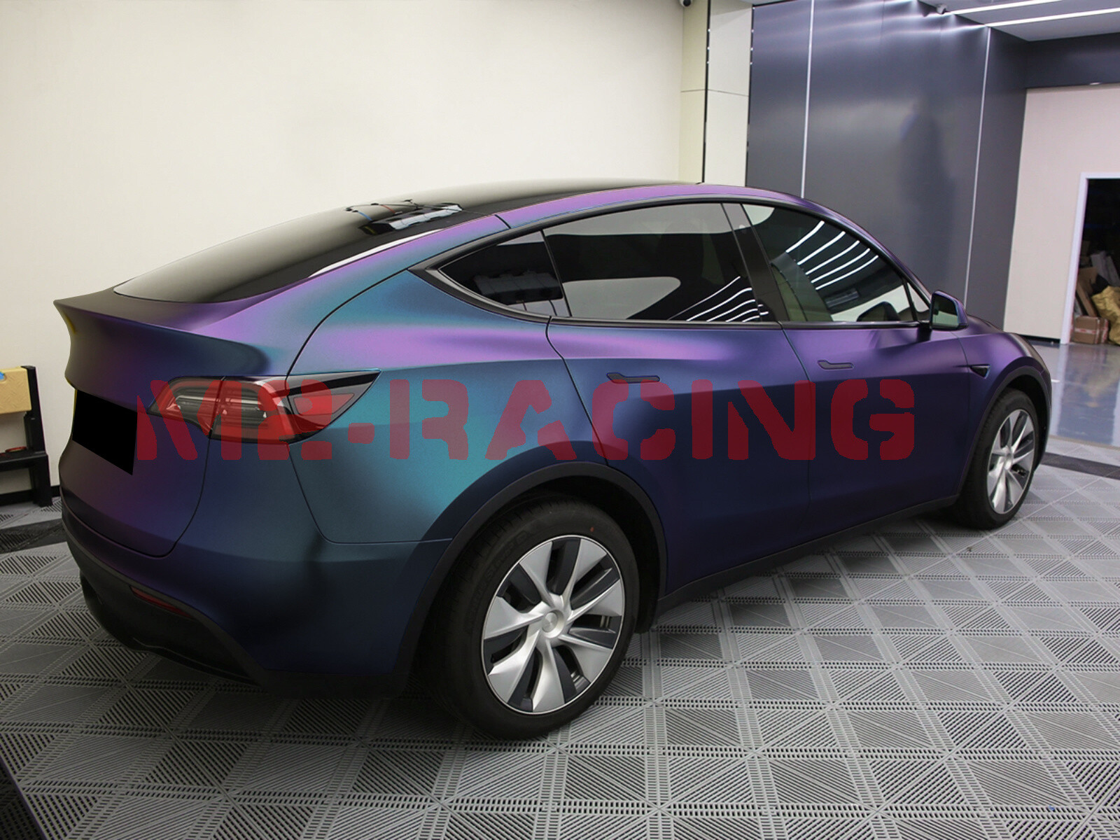 【Chameleon】 Purple Teal Matte Color Change Sticker Decal Car Vinyl Wrap Sheet