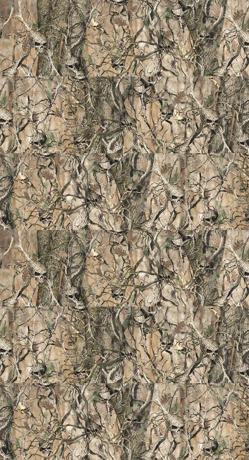 Obliteration Skull Camo MATTE Rocker Wrap Vinyl Decal Truck Wrap Camouflage 26′