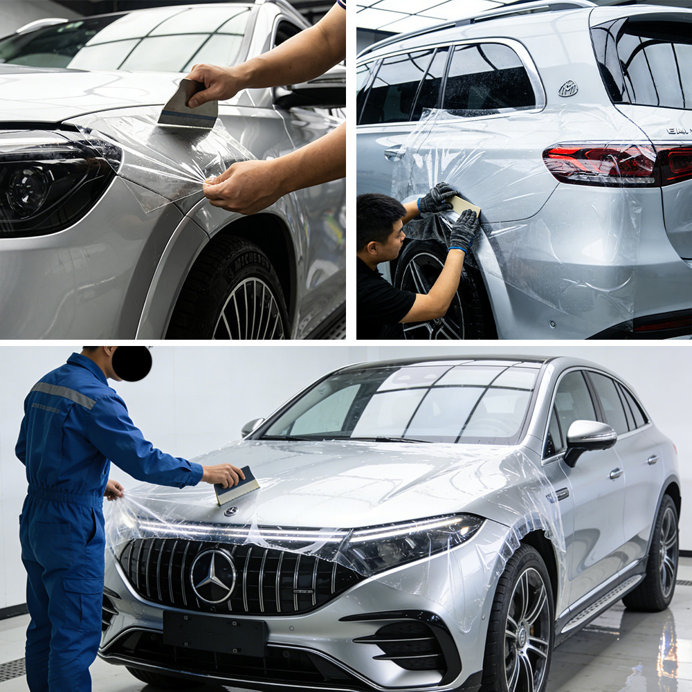 7.5mil TPU PPF Clear Gloss Paint Protection Film Invisible Scratches Shield Bra
