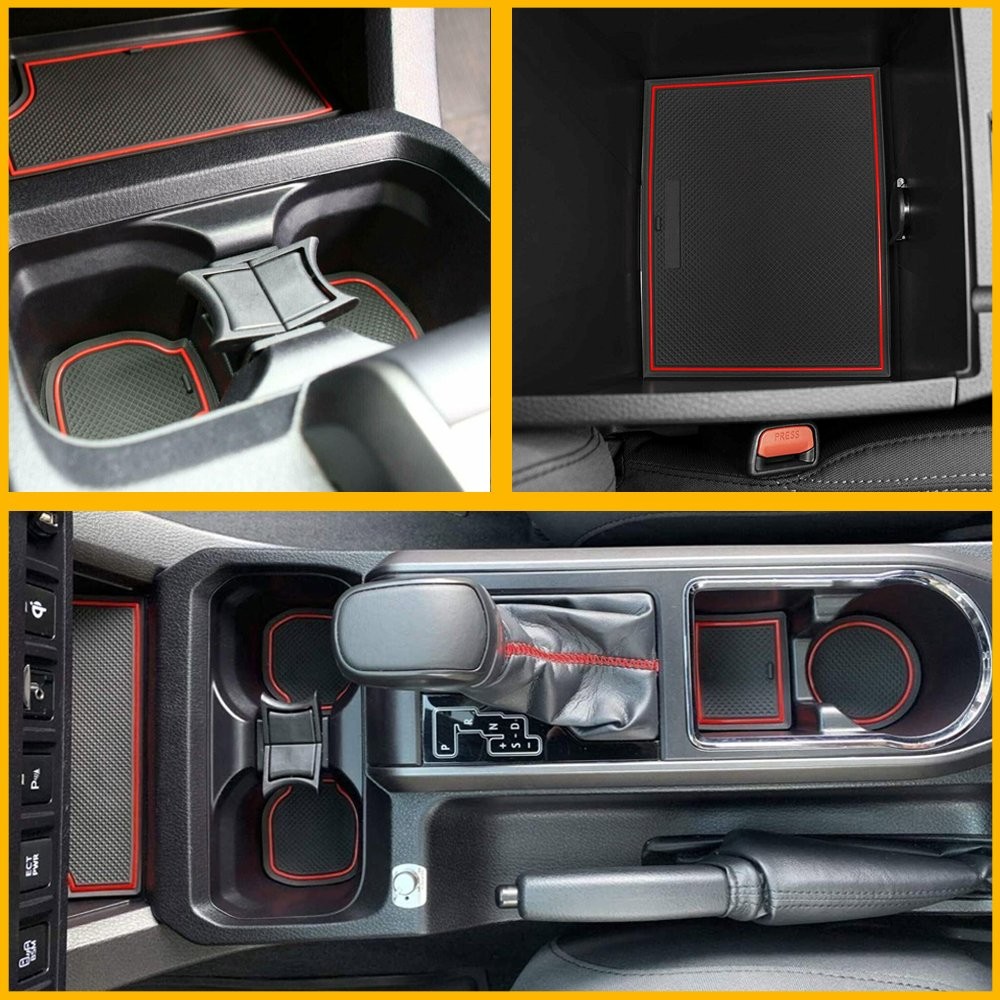 Liner 18/36x Accessories Fit Cup Toyota Console Tacoma Door Pocket Inserts