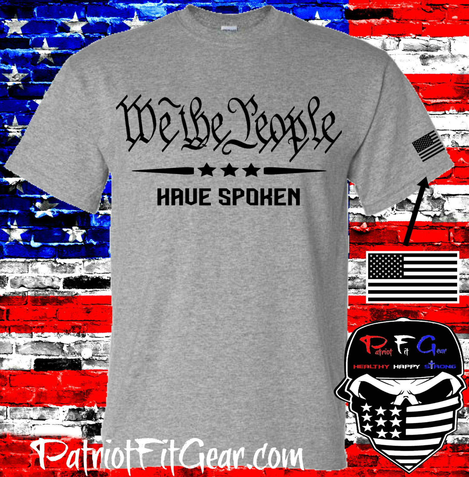 We The People Have Spoken,America First,Faith Family Freedom,Custom Vinyl Decal