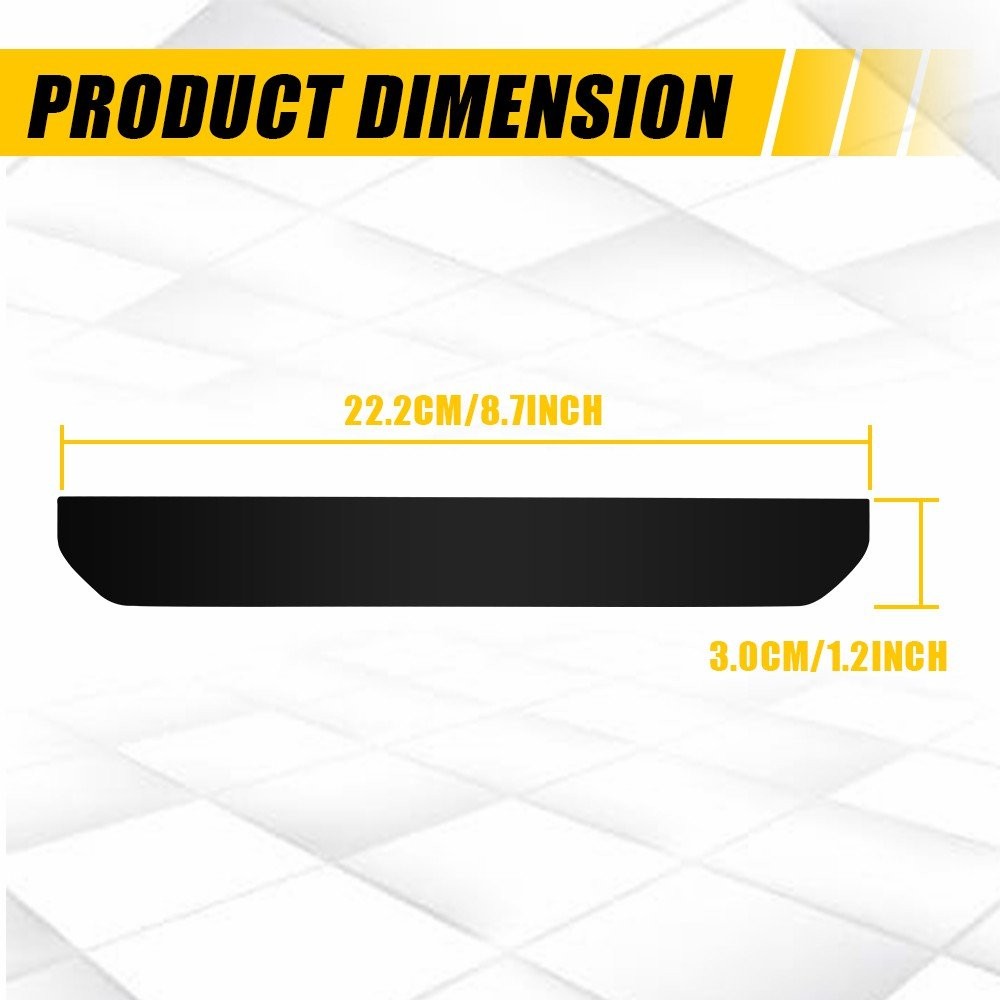 4X Side Marker Light PreCut Film Tint For 2024-2025 GMC Sierra Adhesive Backs