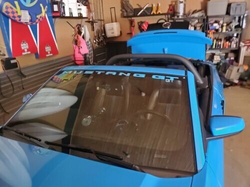 2010 – 2014 Ford Mustang Front Windshield Banner Decal Sticker Graphic GT MGT