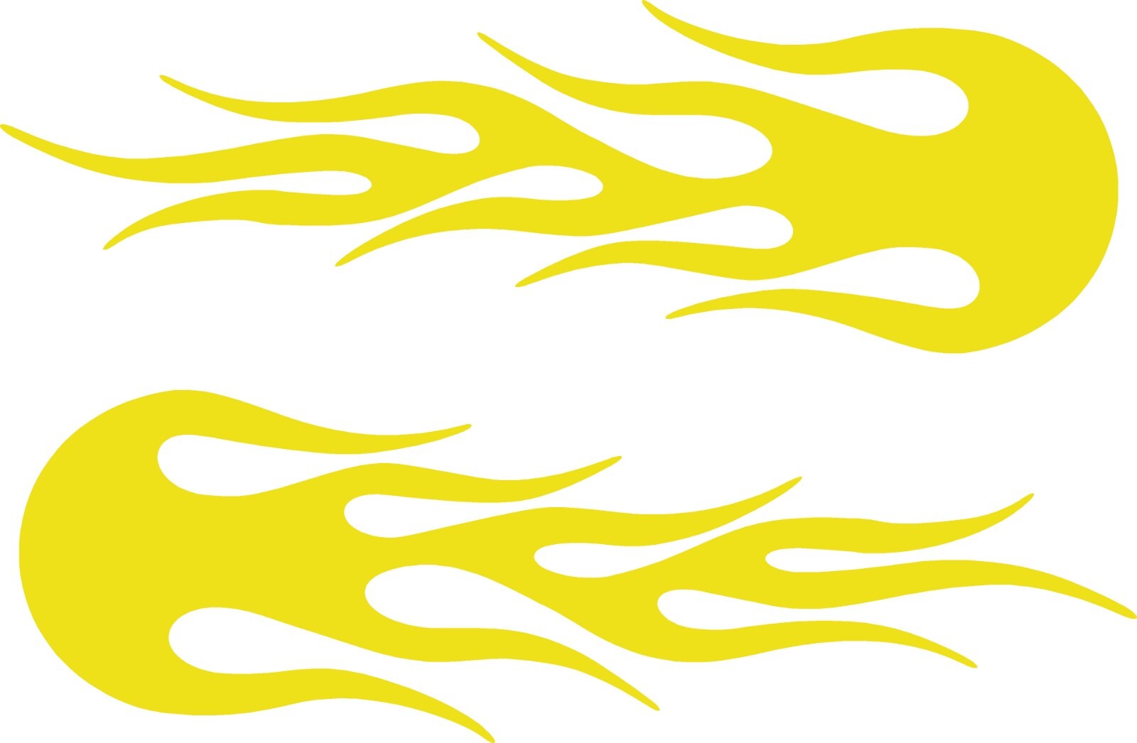 Vinyl Flames Decals Car Truck RV Golf Cart Stickers Graphics # 10 + Colors