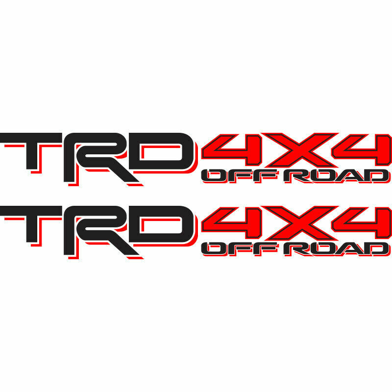 Toyota Tacoma 4×4 OFF ROAD TRD Tundra Sticker Decal Bedside Logos